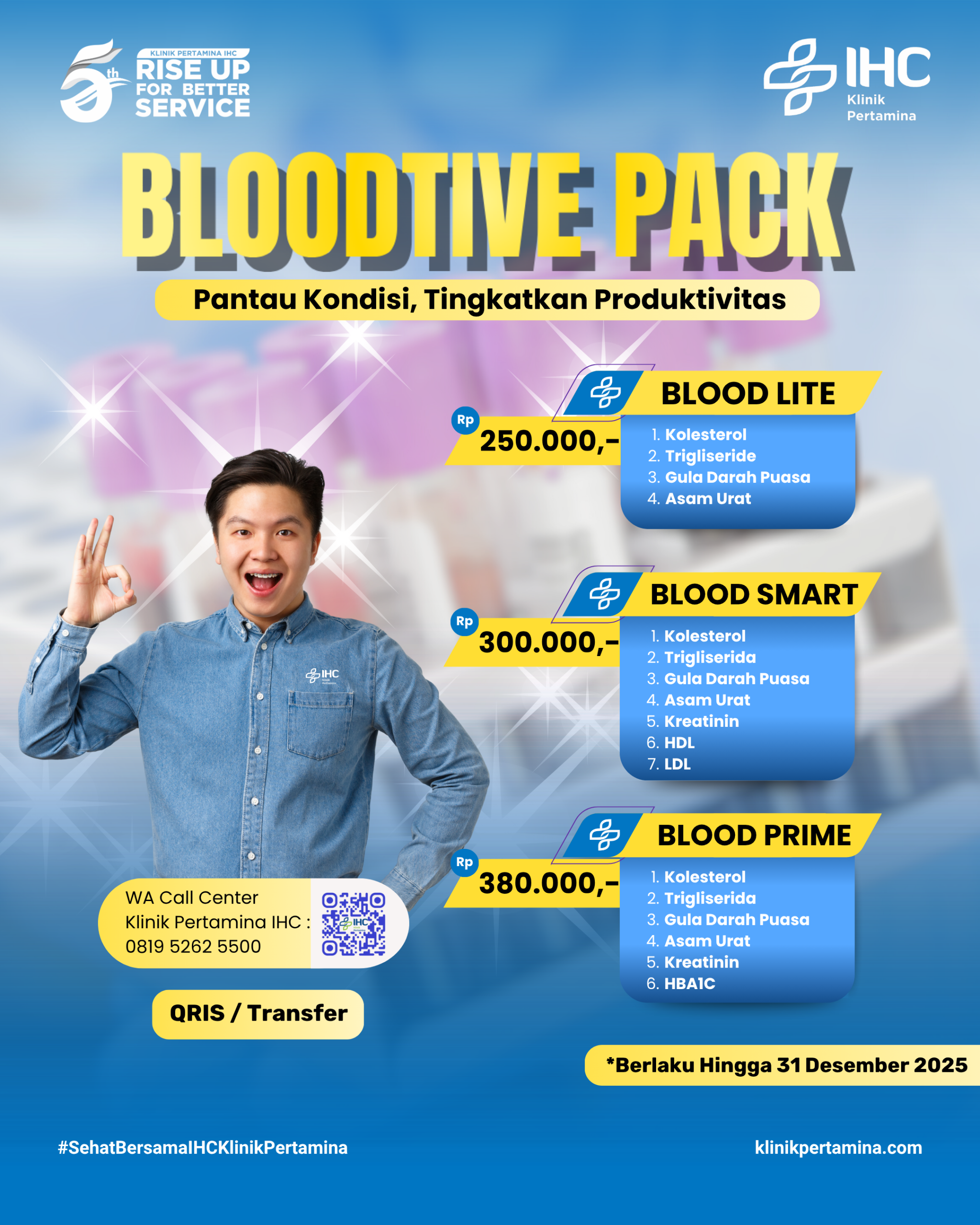 Promo Cek Darah Akhir Tahun Klinik Pertamina IHC 2025