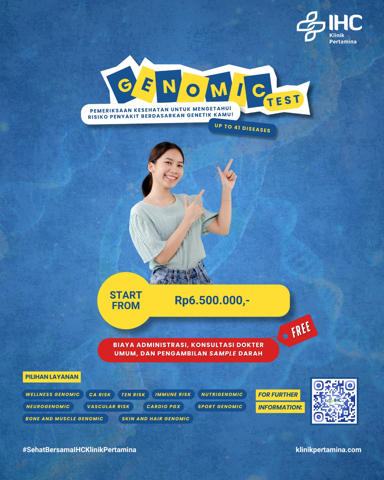 Pemeriksaan Genomic Klinik Pertamina IHC 2025